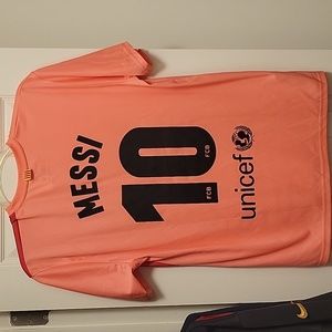 Messi Barcelona soccer jersey